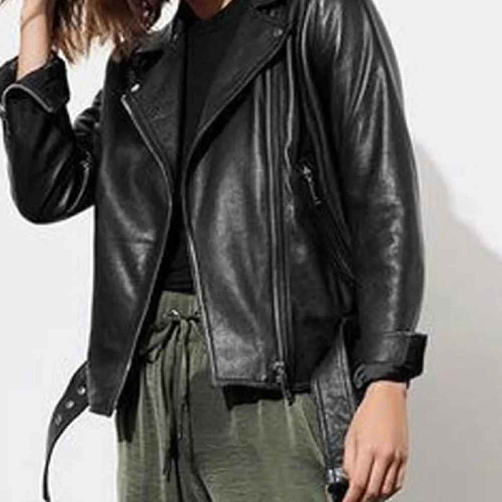 Alisha Reasons Why Jessica Davis Black Leather Jacket