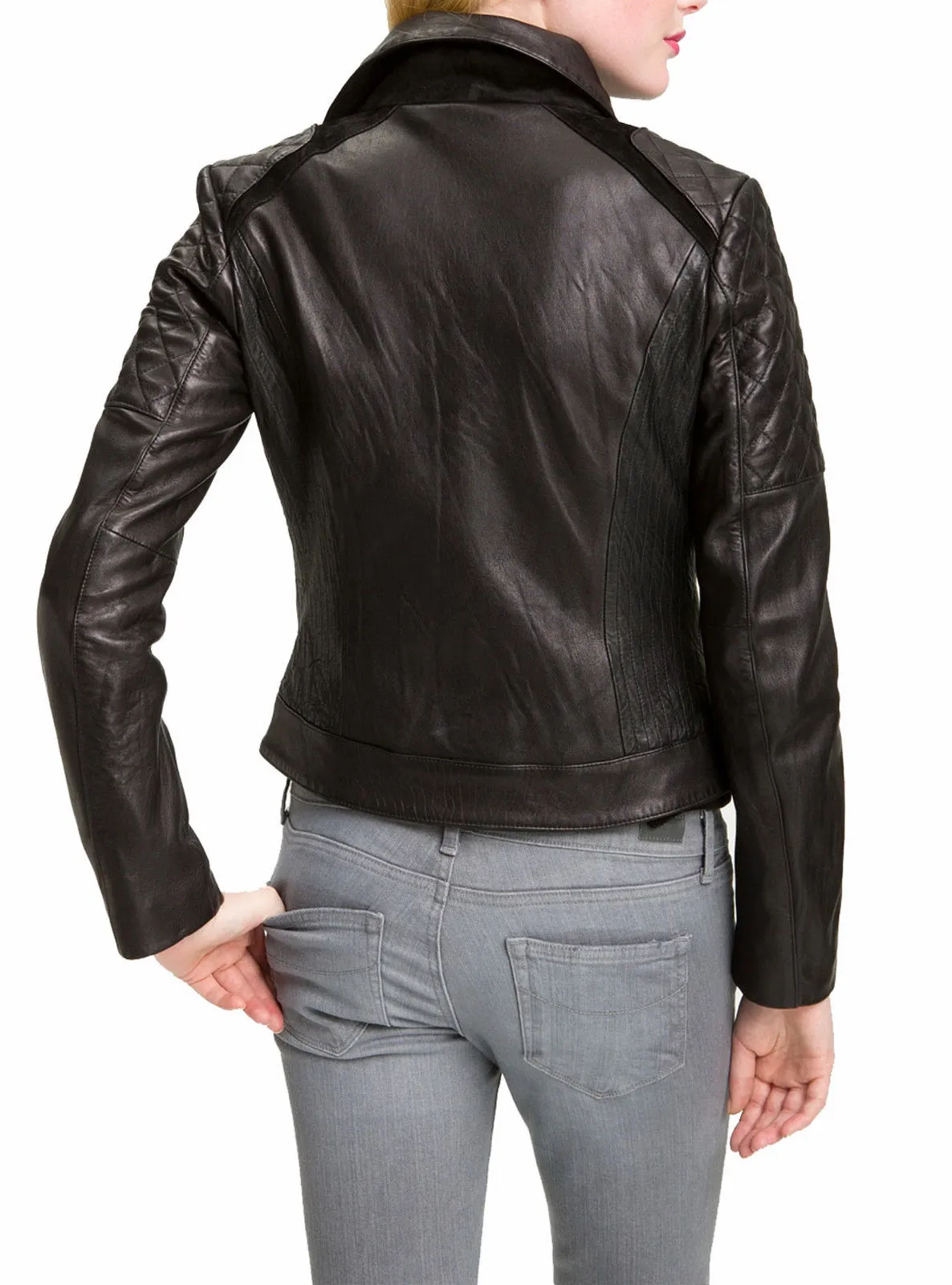 All American Olivia Baker Black Leather Jacket