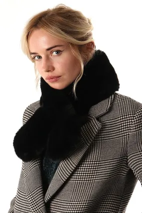 Black Pull Through Scarf