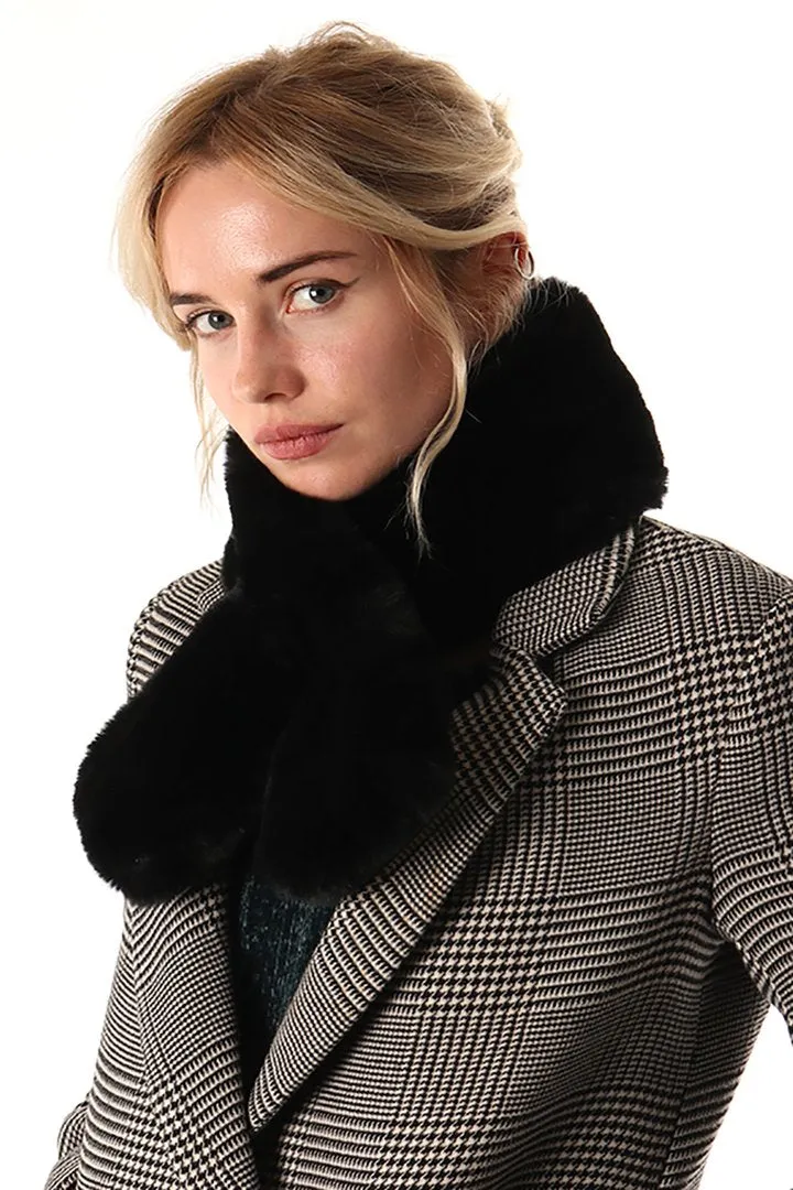 Black Pull Through Scarf