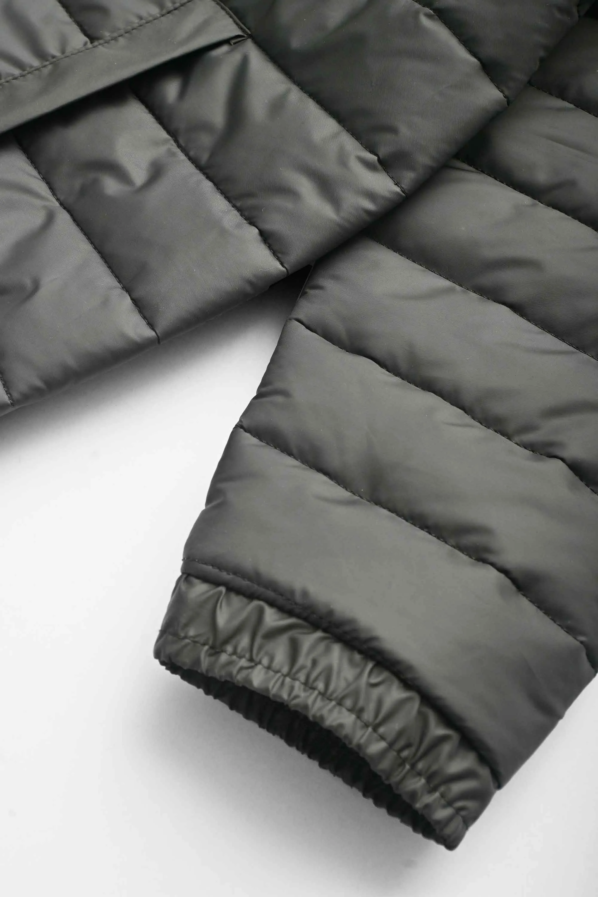Burnt Soul Men's Embroidered Design Puffer Jacket