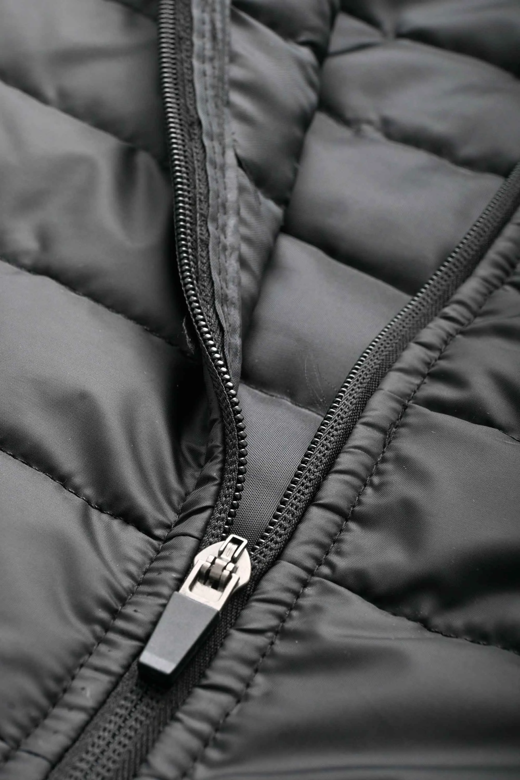 Burnt Soul Men's Embroidered Design Puffer Jacket