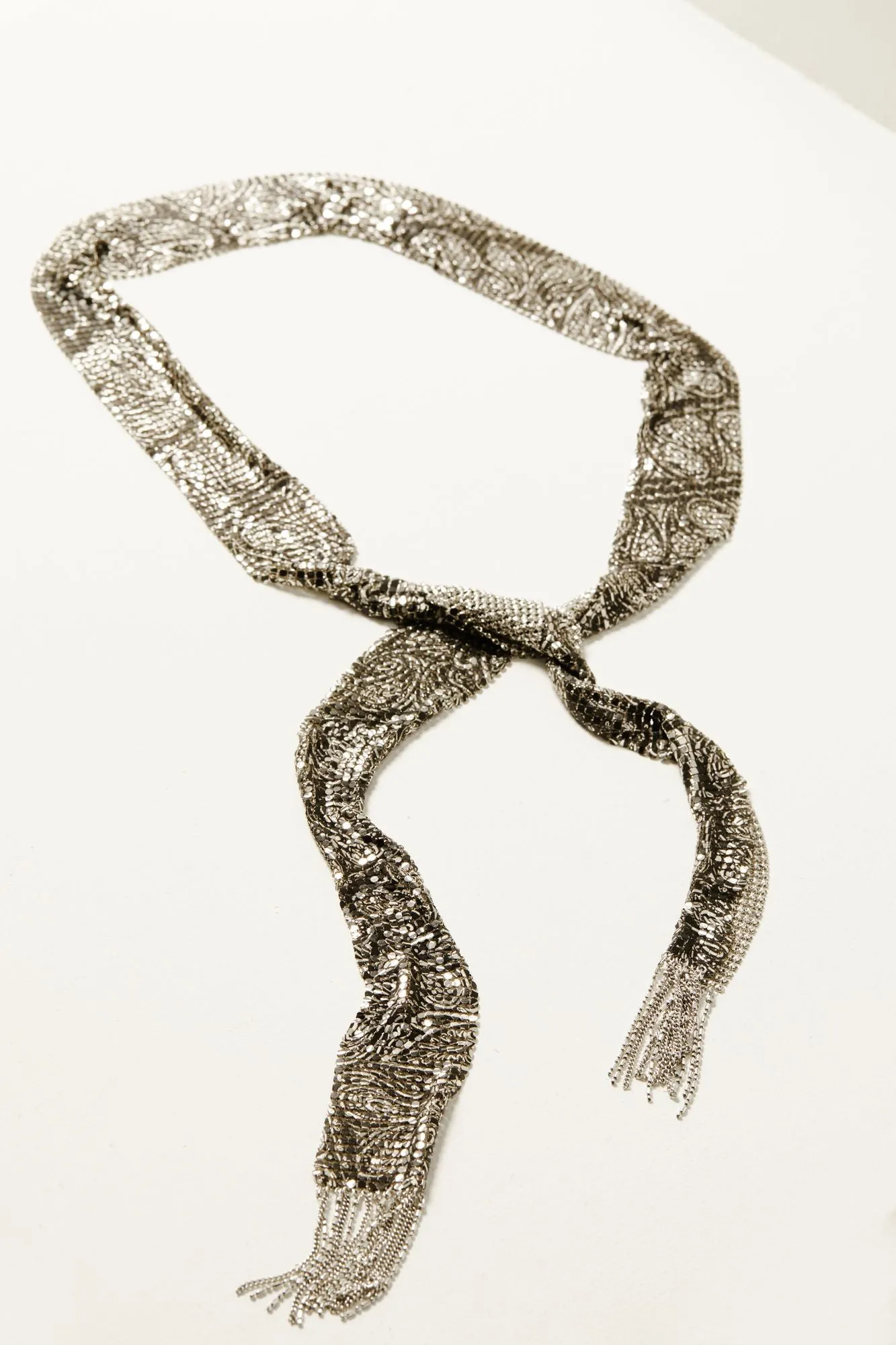 Cardiff Mesh Scarf Necklace