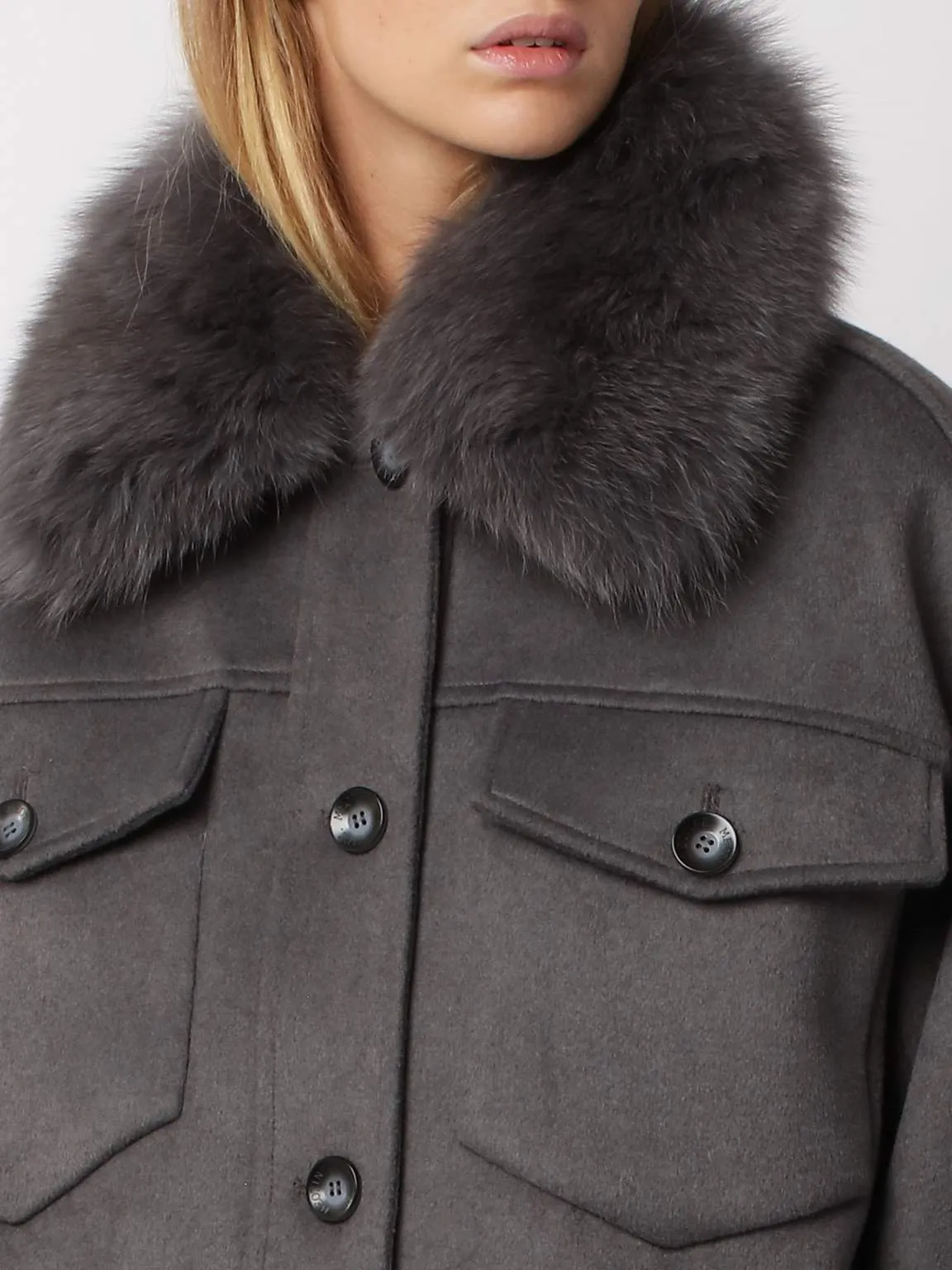 Charlie Jacket - Wool - Grey