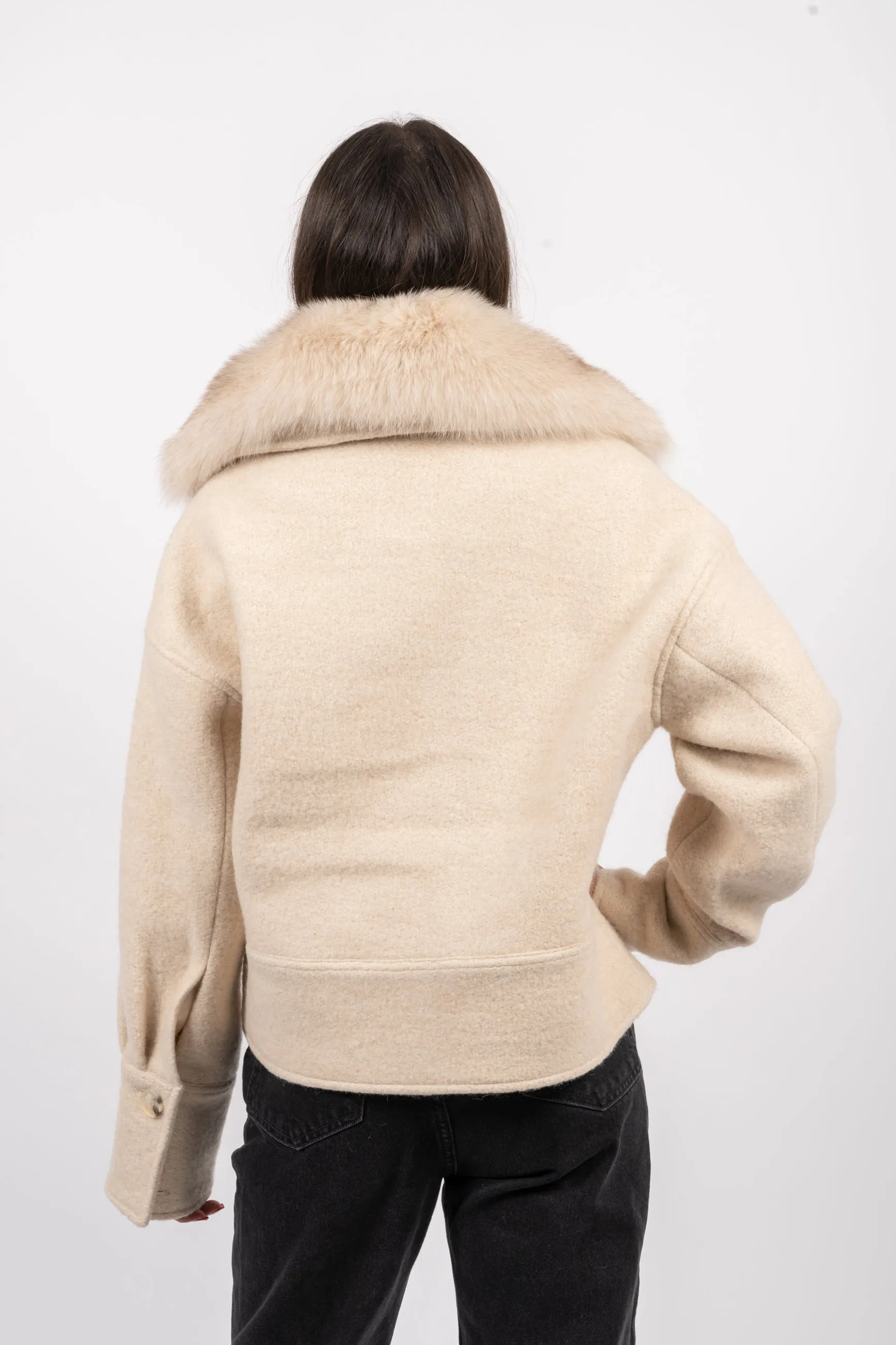 Charlie Jacket - Wool - Steady Creme