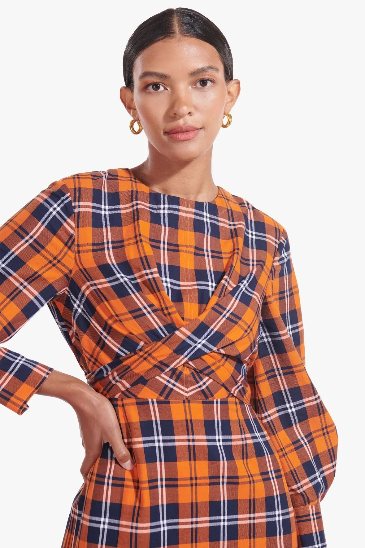 CROSSHILL DRESS | POPPY PLAID