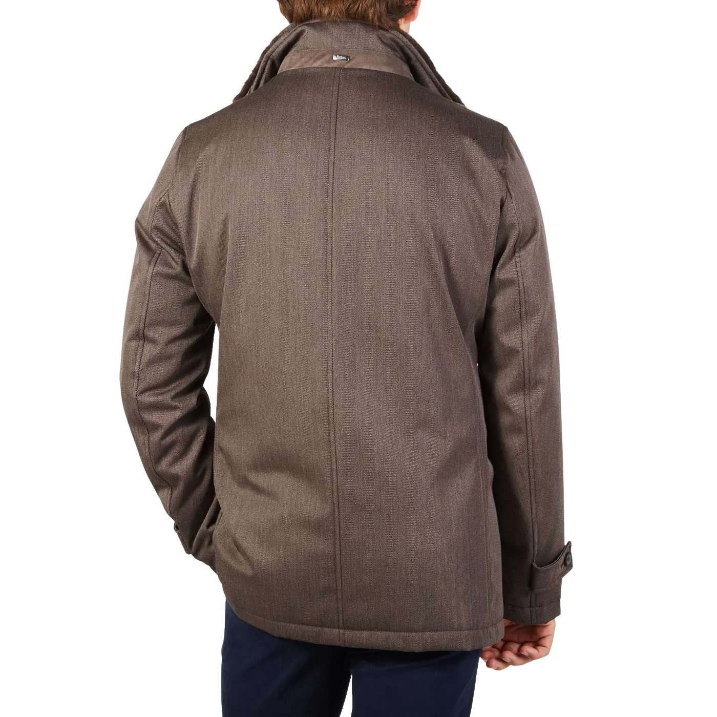 Dark Brown Loro Piana Wool Twill Jacket