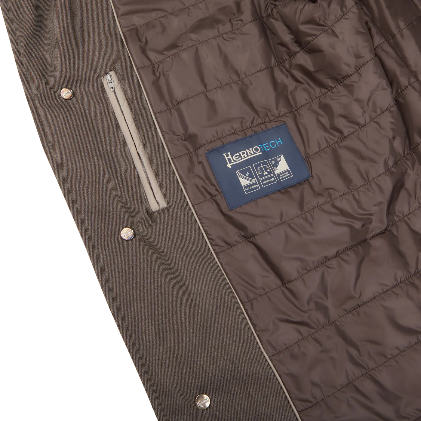 Dark Brown Loro Piana Wool Twill Jacket
