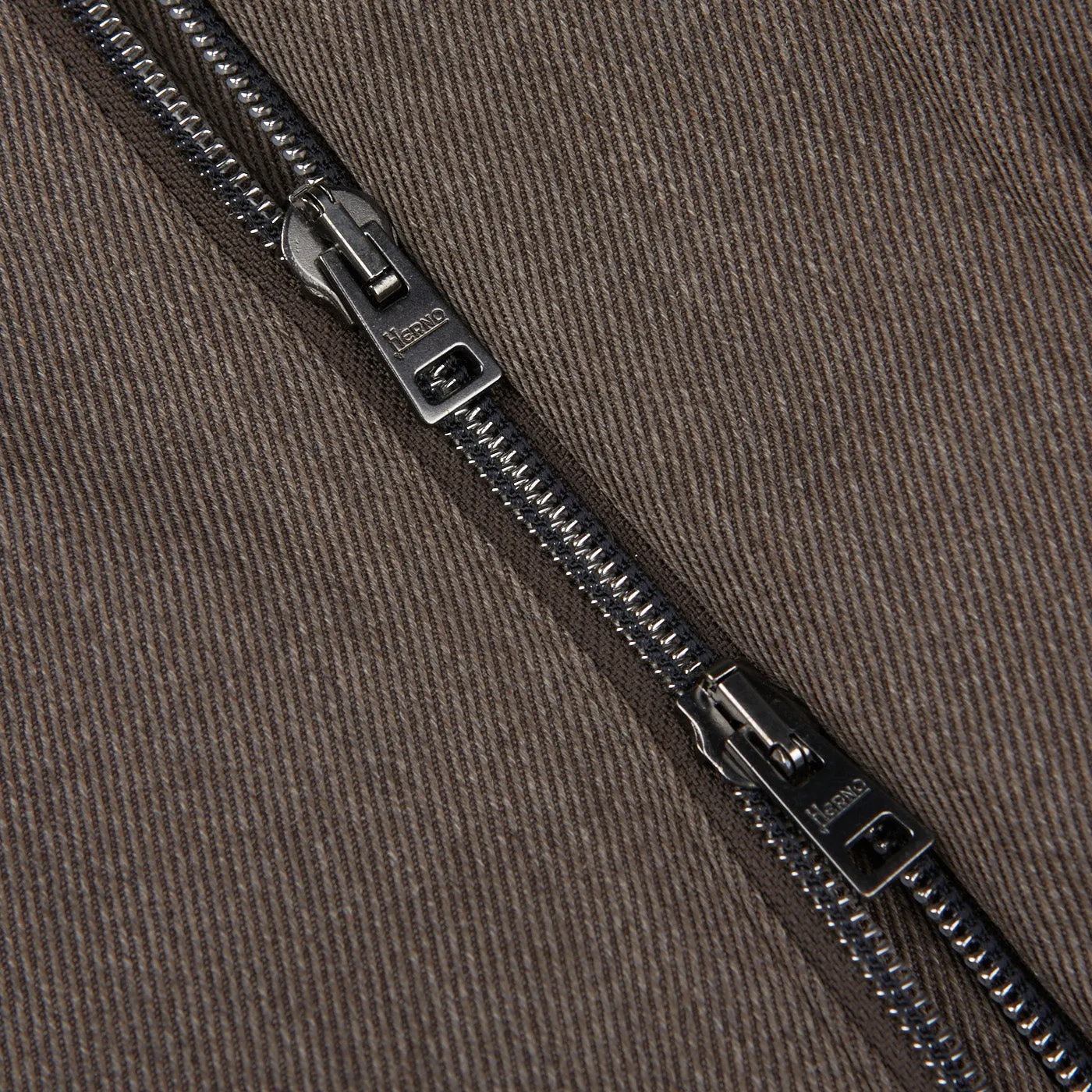 Dark Brown Loro Piana Wool Twill Jacket