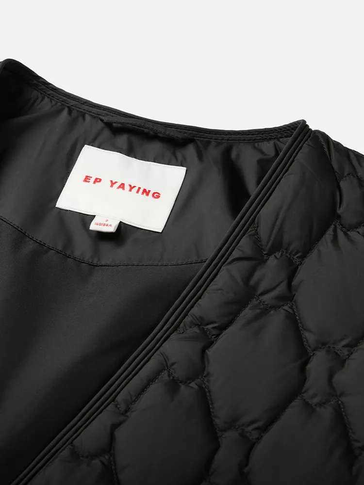 EP YAYING White Duck Down Puffer Vest