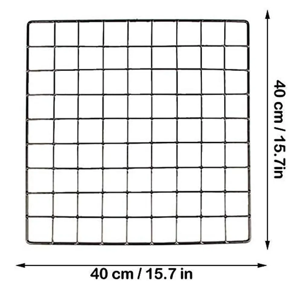 Franklite Photo Grid Frame Iron Square shape hanging Grid frame for home Decoration, wall, photog, collage photo, key, as per your requirement(40x40 cm)