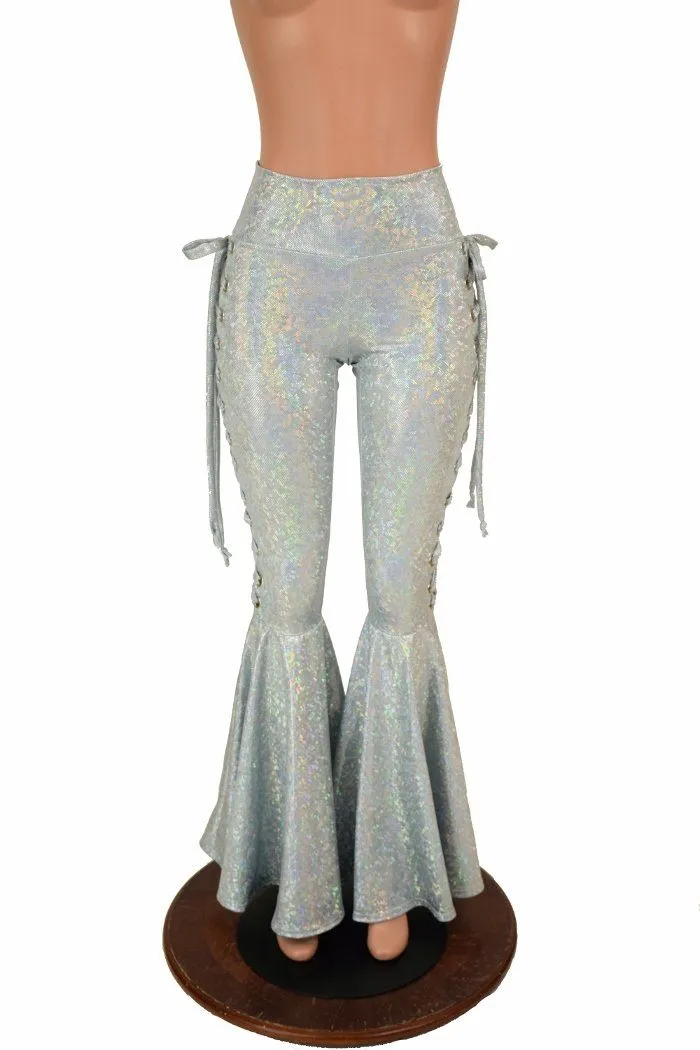 Frostbite Lace Up Bell Bottom Flares