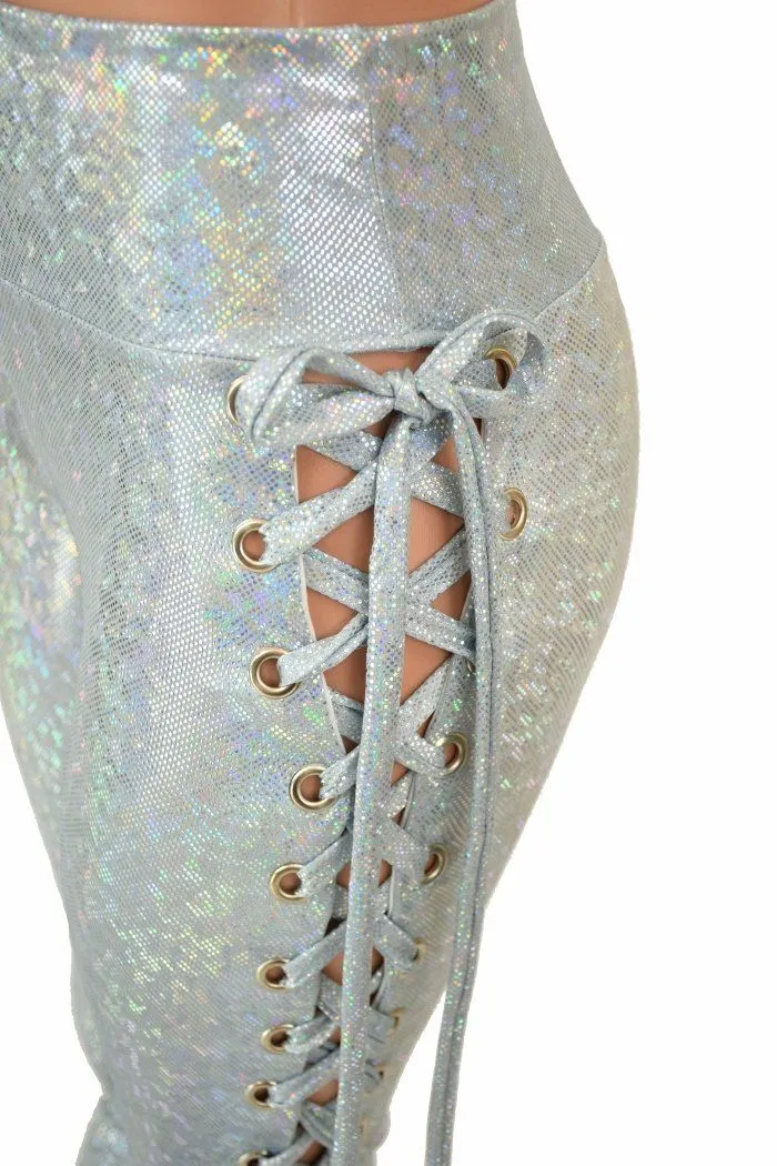 Frostbite Lace Up Bell Bottom Flares