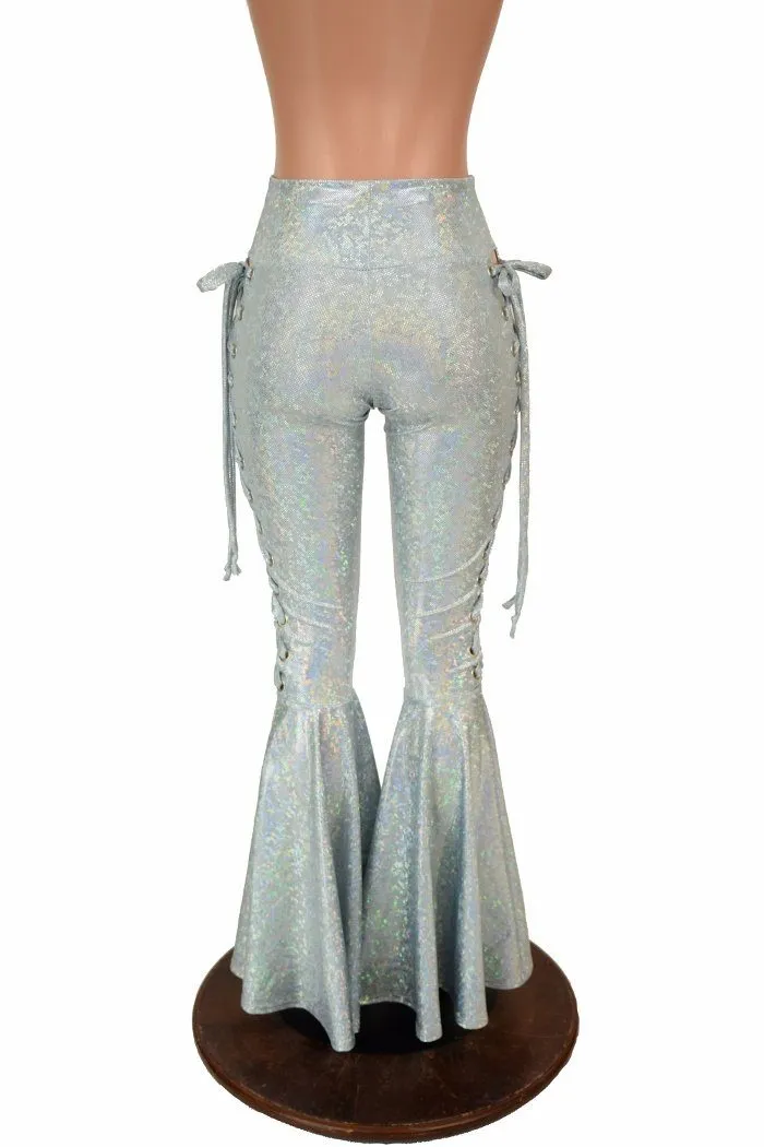 Frostbite Lace Up Bell Bottom Flares