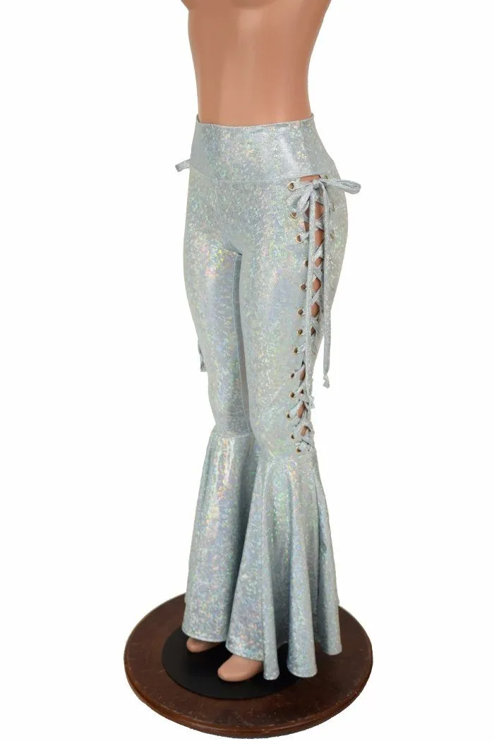 Frostbite Lace Up Bell Bottom Flares