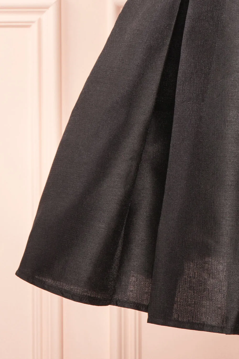 Fuengi Black | Off-Shoulder Short Dress