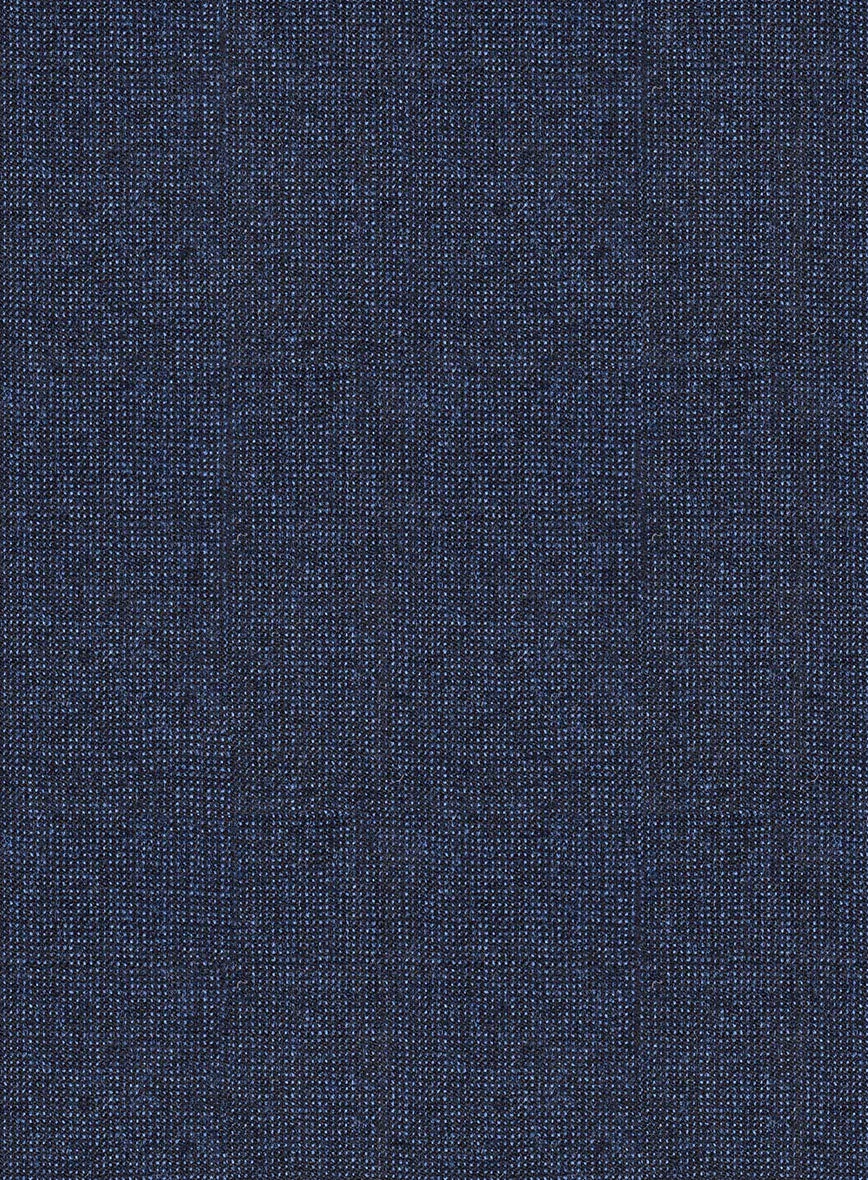 Italian Tavi Dark Blue Nailhead Flannel Suit