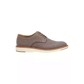 JOHNSTON & MURPHY UPTON KNIT WING TIP GRAY - MENS