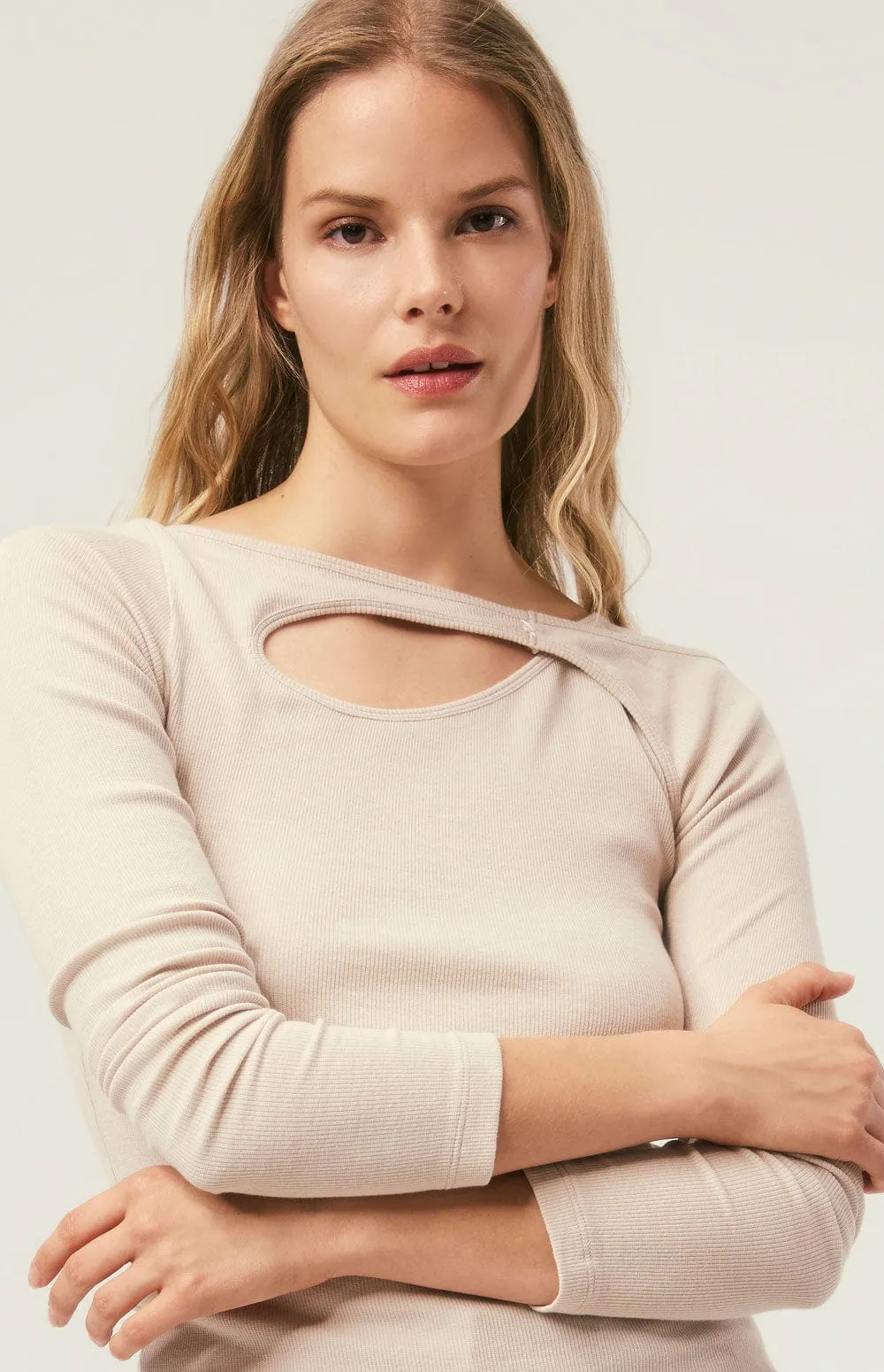 Nalla Top | Silver Grey