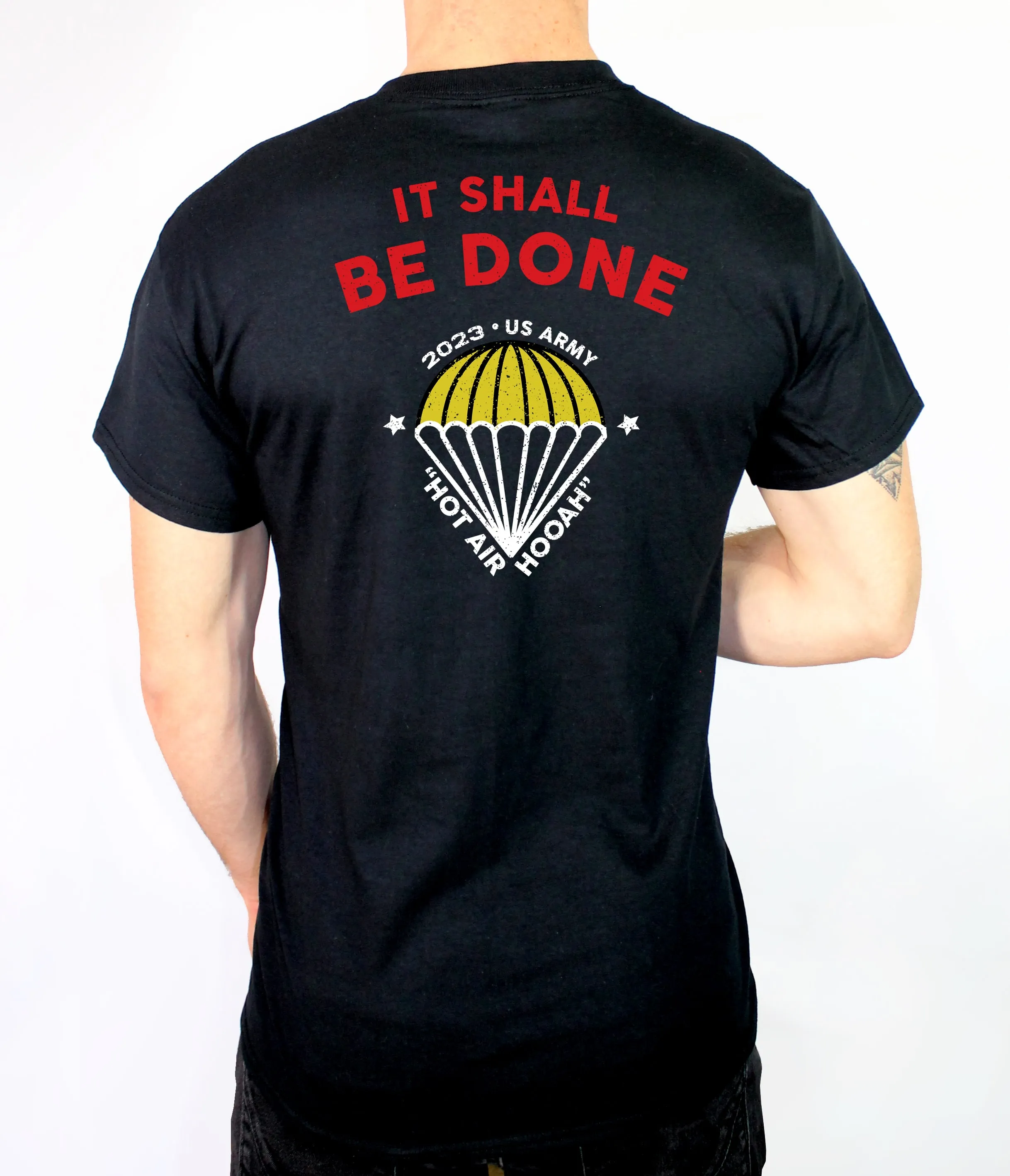 OCS Class PT 50-50 Blend Black Unisex Short Sleeve Shirt. Approved for PT