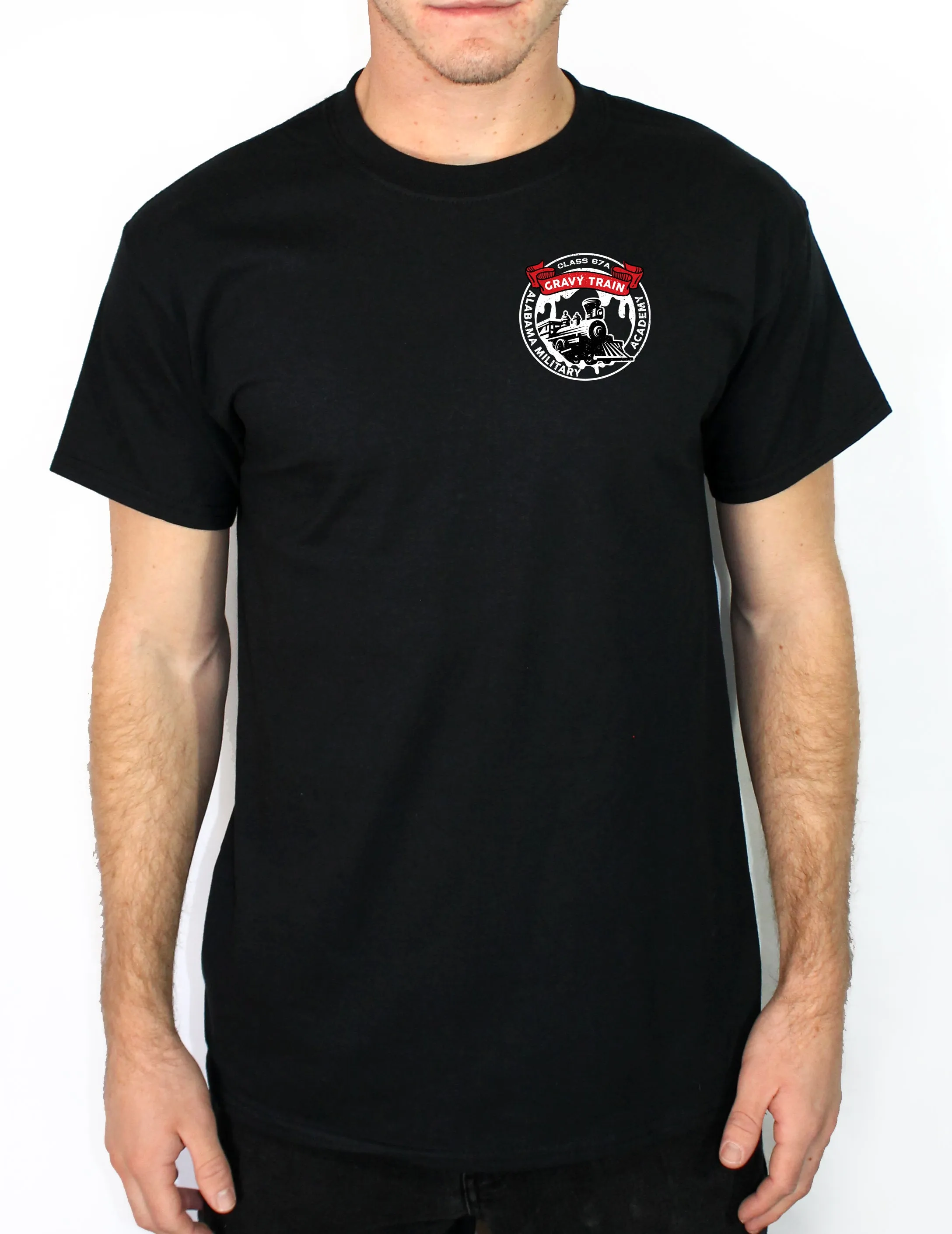 OCS Class PT 50-50 Blend Black Unisex Short Sleeve Shirt. Approved for PT