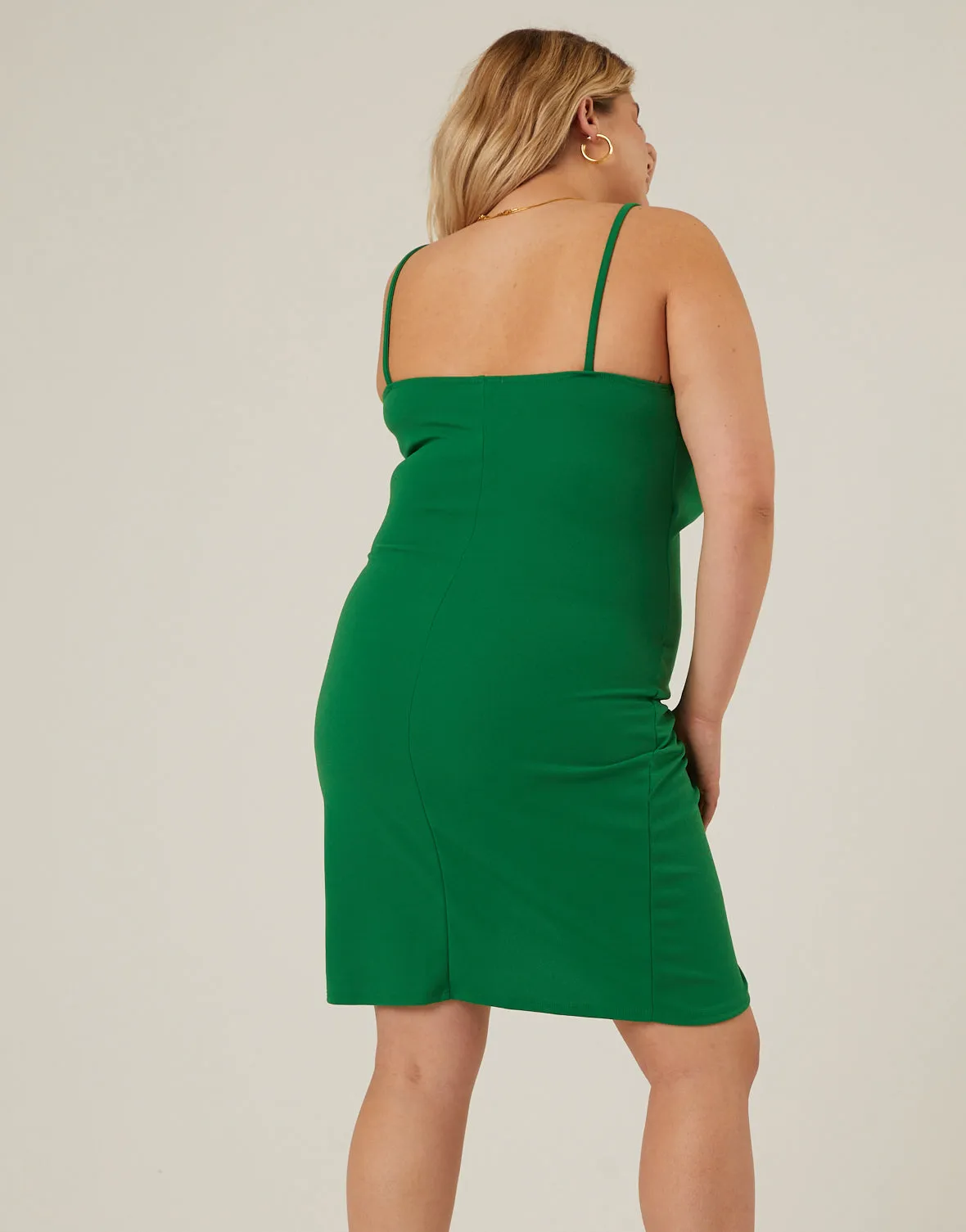 Plus Size Wrap Around Dress