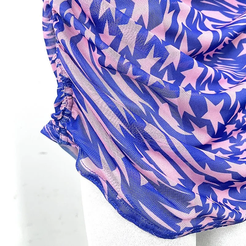 Pre Order:  Asymmetric Star Neck Scarf Dress