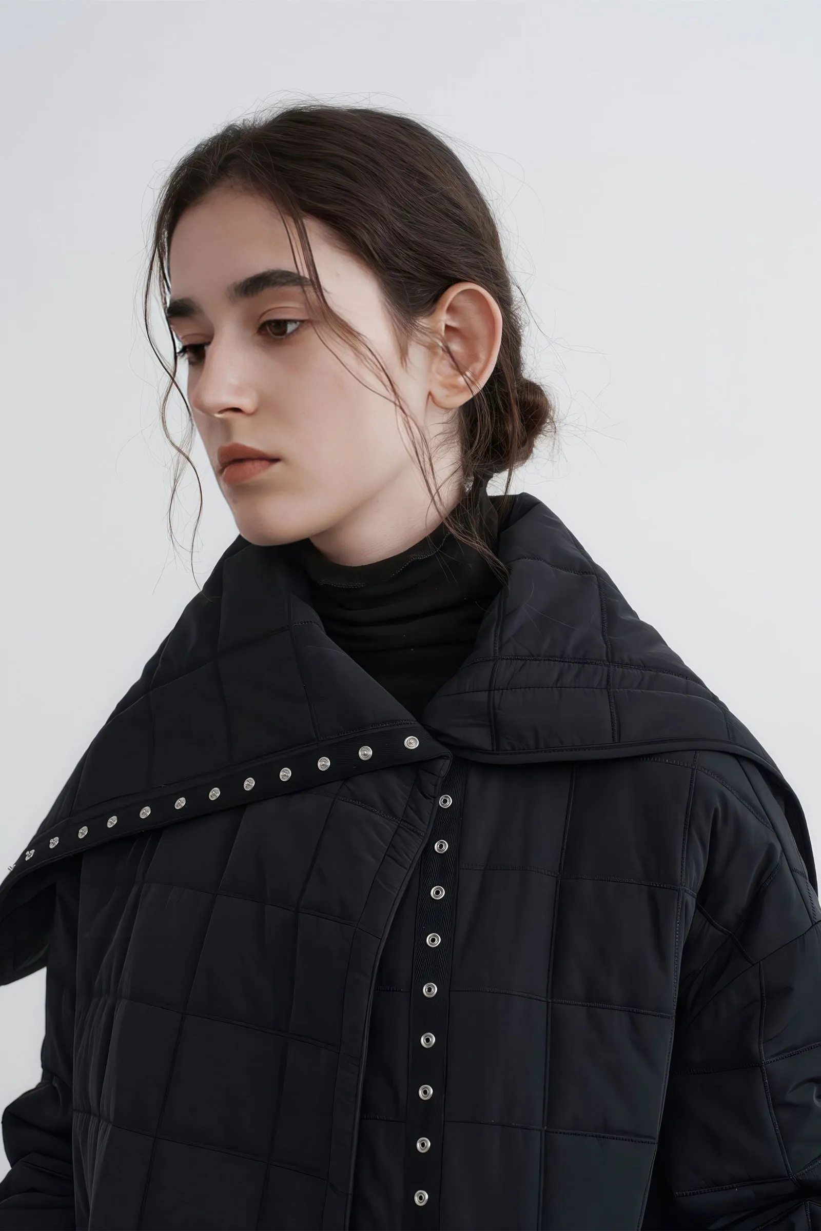 Premium White Hooded Puffer Coat - Women's Thickened Loose Fit Winter Jacket