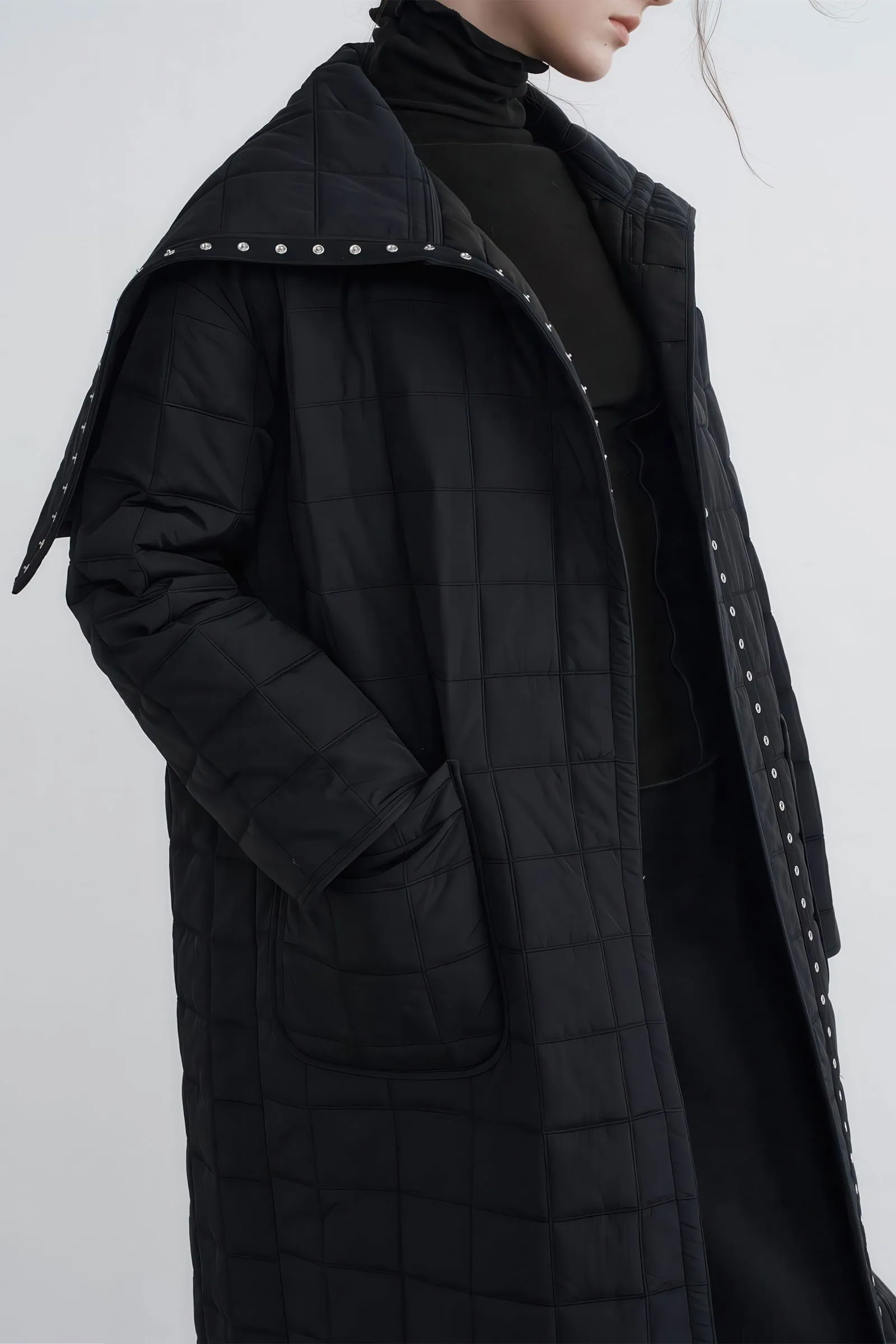 Premium White Hooded Puffer Coat - Women's Thickened Loose Fit Winter Jacket