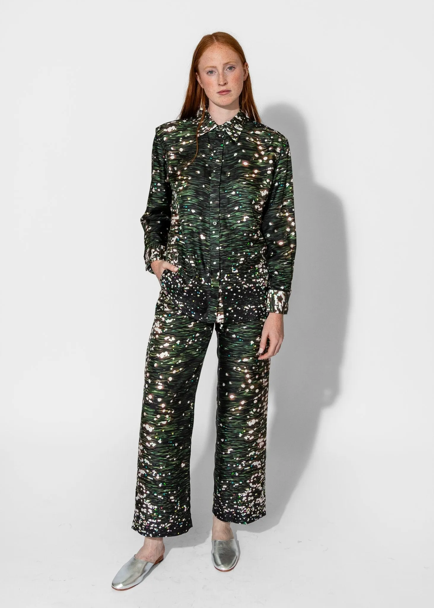 Pull on Pants in Before Dusk Print