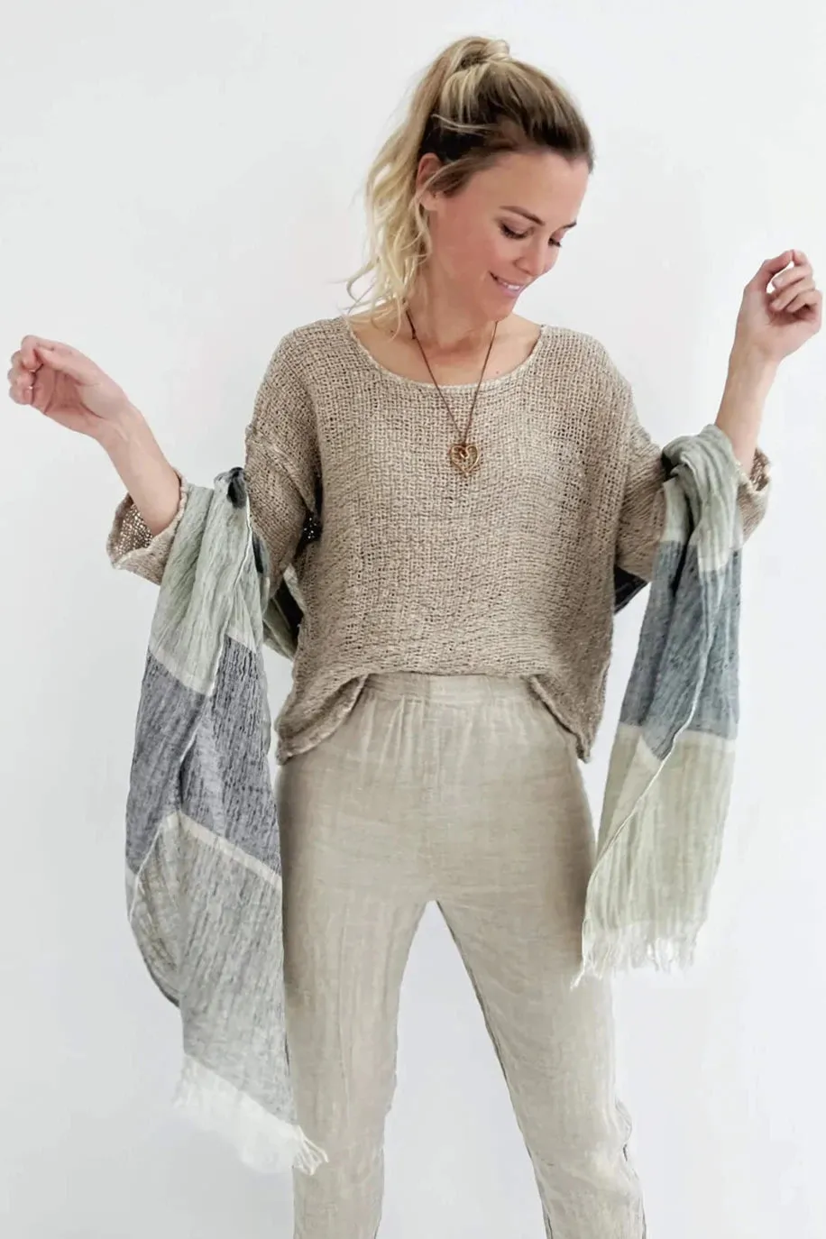 Sciarpetta Pompei Garza Scarf