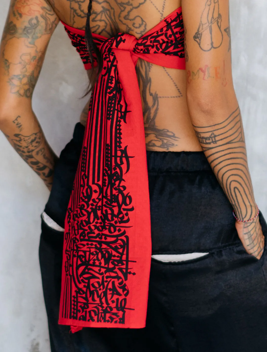 The Flag Scarf by Shokraneh
