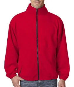 UltraClub Men's Iceberg Fleece Full-Zip Jacket