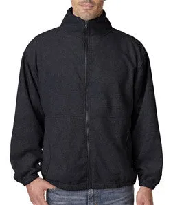 UltraClub Men's Iceberg Fleece Full-Zip Jacket
