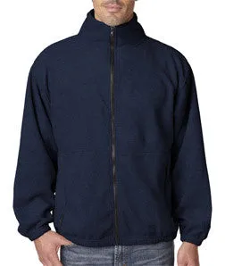 UltraClub Men's Iceberg Fleece Full-Zip Jacket