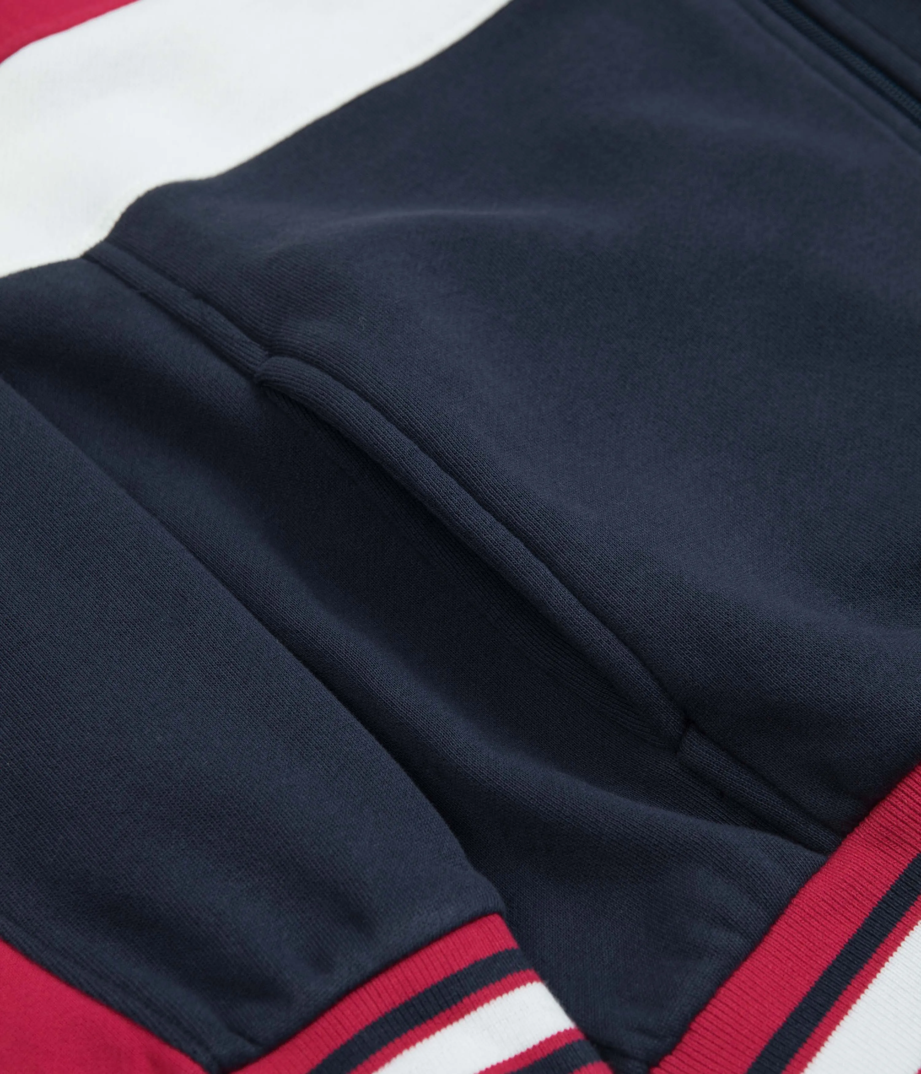 Yardsale Pradel Full Zip Jacket - Navy / Red / White